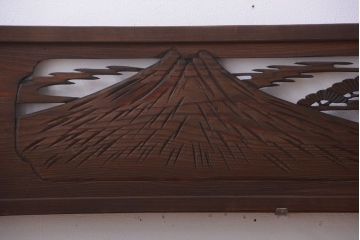 和製アンティーク　透かし彫りの欄間2枚セット