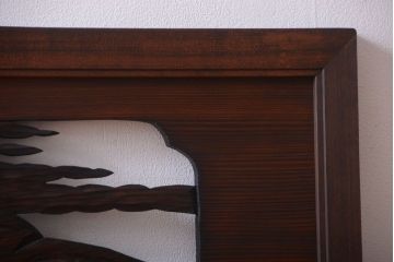 和製アンティーク　透かし彫りの欄間2枚セット(2)