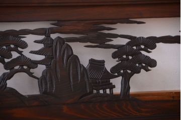 和製アンティーク　透かし彫りの欄間2枚セット(2)