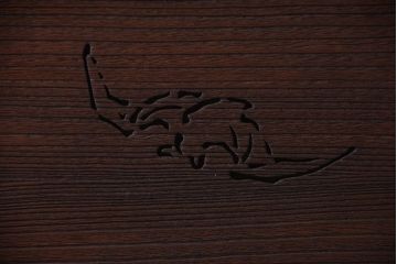 古民具・骨董　趣溢れる透かし彫りのアンティーク欄間