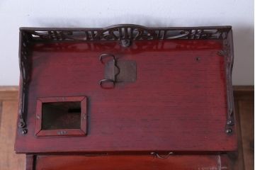 アンティーク雑貨　和製アンティーク　King(キング)　木製レジスター(自働整理器)