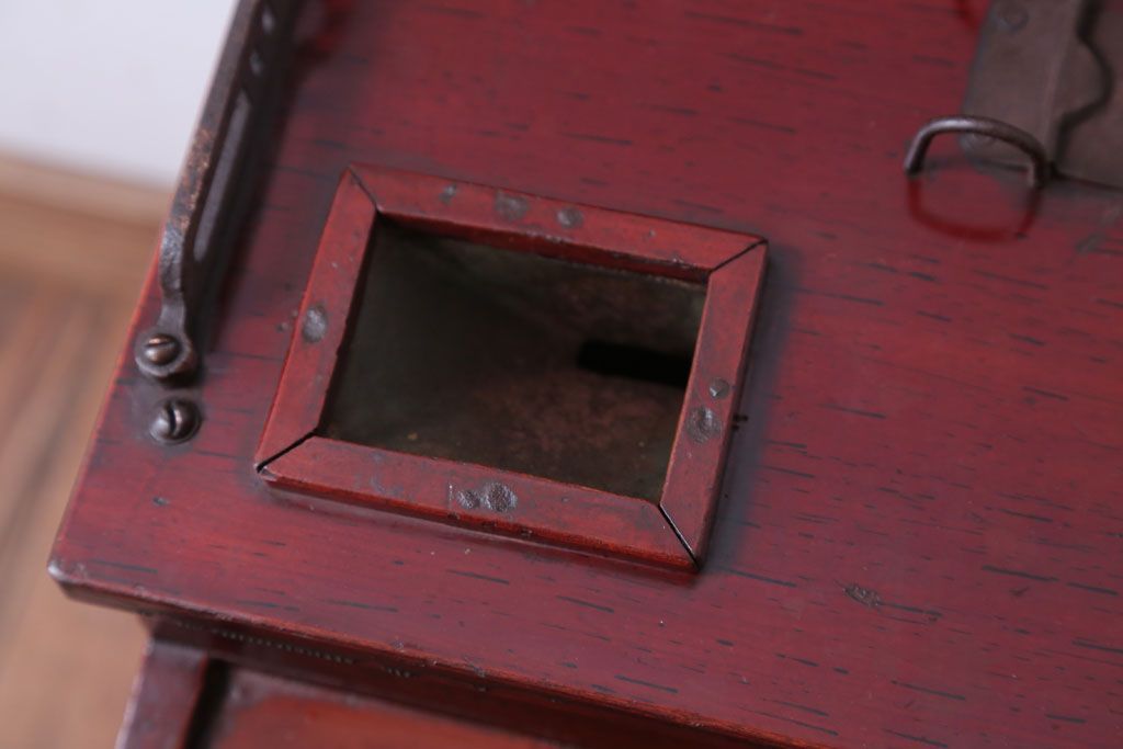 アンティーク雑貨　和製アンティーク　King(キング)　木製レジスター(自働整理器)