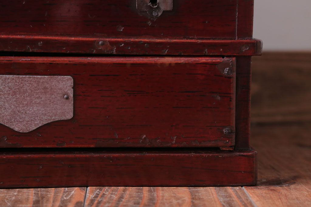 アンティーク雑貨　和製アンティーク　King(キング)　木製レジスター(自働整理器)