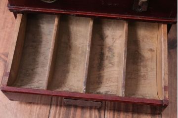 アンティーク雑貨　和製アンティーク　King(キング)　木製レジスター(自働整理器)