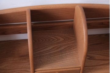 アンティーク雑貨　中古　小さな引き出し付き!ナラ材の本立て(1)