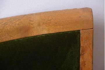 レトロ家具　和製アンティーク　古いナラ材のレトロなチェア