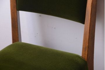 レトロ家具　和製アンティーク　古いナラ材のレトロなチェア