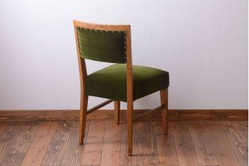 レトロ家具　和製アンティーク　古いナラ材のレトロなチェア