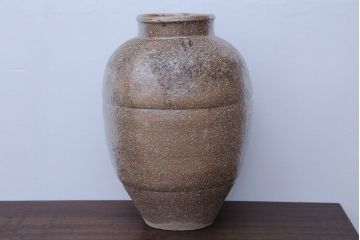 アンティーク雑貨　アンティーク　大正〜昭和　信楽焼甕(壺)