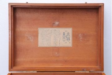 アンティーク雑貨　アンティーク　古い木製の収納ケース(収納箱)