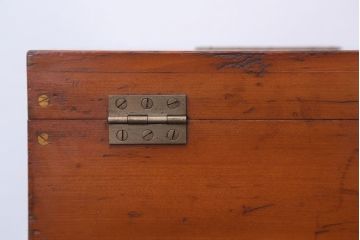 アンティーク雑貨　アンティーク　古い木製の収納ケース(収納箱)