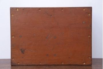 アンティーク雑貨　アンティーク　古い木製の収納ケース(収納箱)