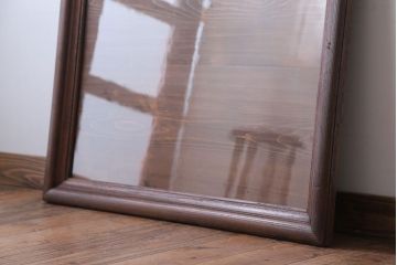 アンティーク雑貨　和製アンティーク　明治期　高級品!古い桐材の額縁