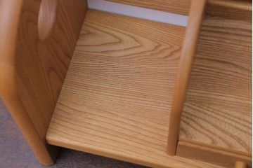 アンティーク雑貨　中古　小さな引き出し付き!ナラ材の本立て(2)