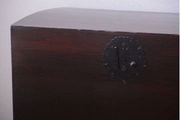 アンティーク家具　古民具・骨董　引き出し付きアンティーク時代箱(長持、収納箱)