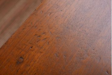 レトロ家具　昭和レトロ　古い木製のシンプルなアンティーク片袖机