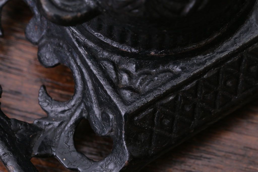 アンティーク雑貨　アンティーク　大正〜昭和初期　古いアイアンのインクボトルホルダー