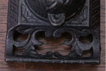 アンティーク雑貨　アンティーク　大正〜昭和初期　古いアイアンのインクボトルホルダー