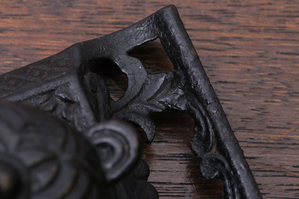 アンティーク雑貨　アンティーク　大正〜昭和初期　古いアイアンのインクボトルホルダー