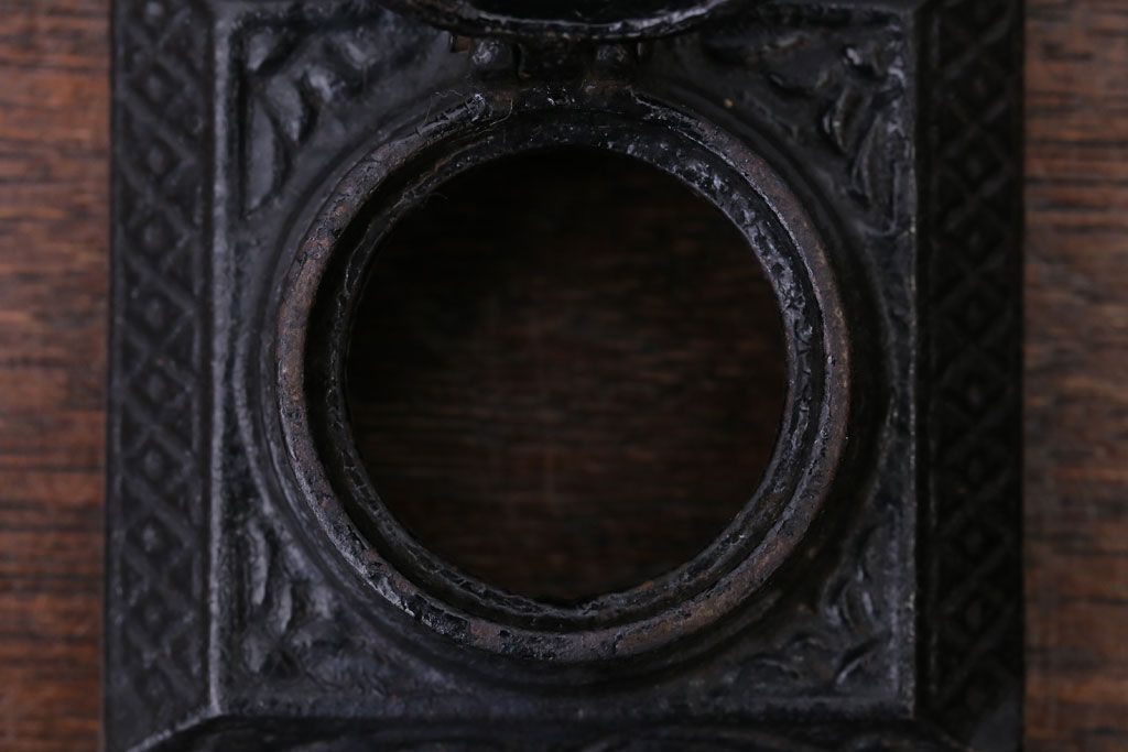 アンティーク雑貨　アンティーク　大正〜昭和初期　古いアイアンのインクボトルホルダー