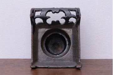 アンティーク雑貨　アンティーク　大正〜昭和初期　古いアイアンのインクボトルホルダー