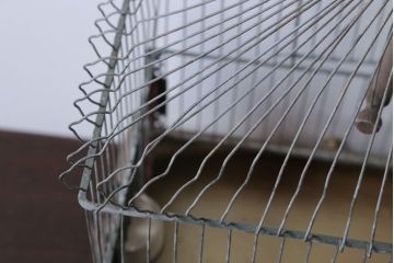 アンティーク雑貨　フランスアンティーク　銅と真鍮でできた古いバードゲージ(鳥かご)