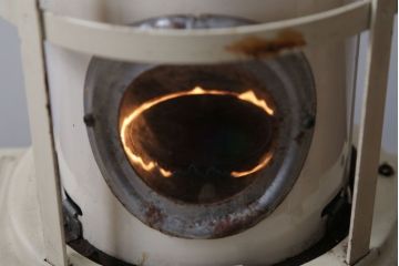 アンティーク雑貨　昭和レトロ　アラジンストーブ　ブルーフレームヒーター　BF3902