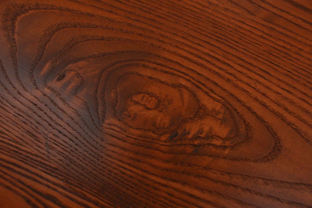 アンティーク家具　棚付き!ペイントアンティークダイニングテーブル