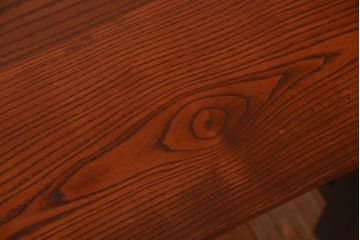 アンティーク家具　棚付き!ペイントアンティークダイニングテーブル