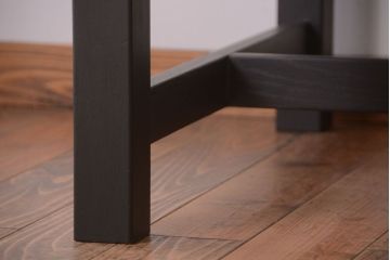 アンティーク家具　棚付き!ペイントアンティークダイニングテーブル