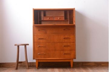 北欧家具 チーク材!北欧ライティングビューロー