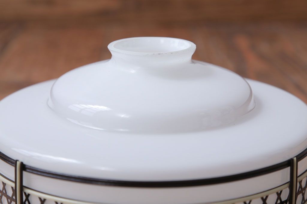 アンティーク　和風なデザインの電笠天井照明