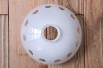 和製アンティーク　古い切子ガラスシェードの天井照明