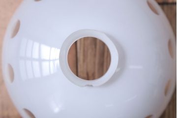 和製アンティーク　古い切子ガラスシェードの天井照明