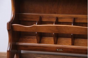アンティーク雑貨　中古　カリモク　シックでおしゃれなスリッパラック