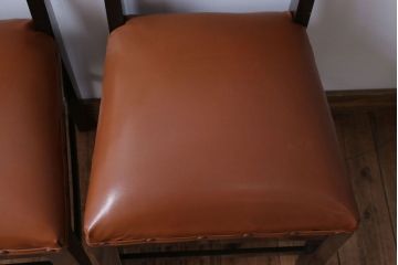 アンティーク家具　和製アンティーク　シックでおしゃれなチェア2脚セット