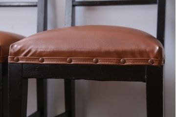 アンティーク家具　和製アンティーク　シックでおしゃれなチェア2脚セット