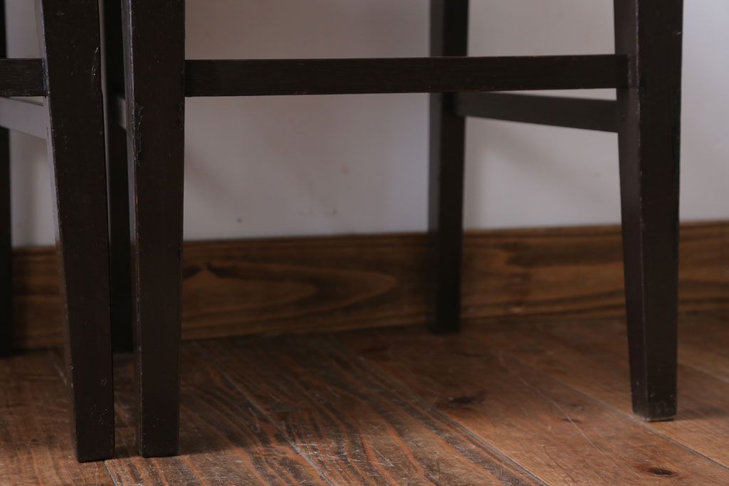 アンティーク家具　和製アンティーク　シックでおしゃれなチェア2脚セット