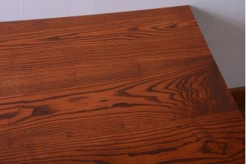 ヴィンテージ家具　ビンテージ　棚付きダイニングテーブル(作業台)