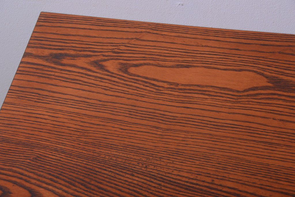 ヴィンテージ家具　ビンテージ　棚付きダイニングテーブル(作業台)