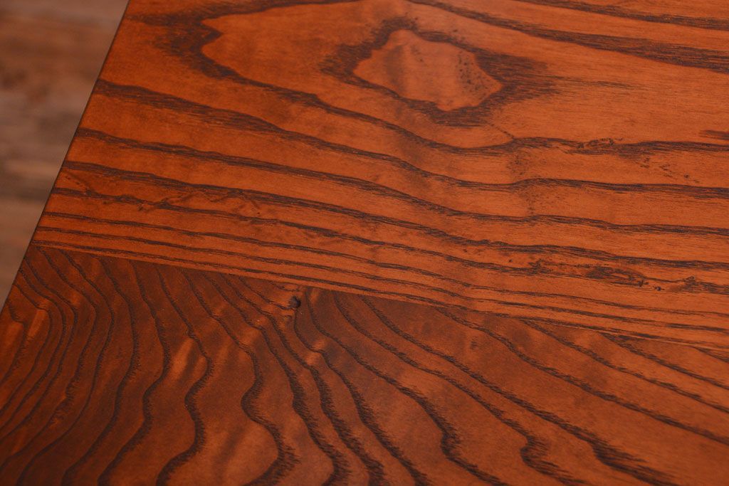 ヴィンテージ家具　ビンテージ　棚付きダイニングテーブル(作業台)