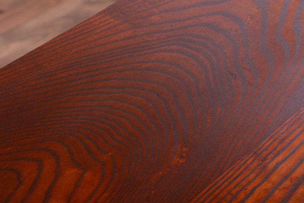 ヴィンテージ家具　ビンテージ　棚付きダイニングテーブル(作業台)