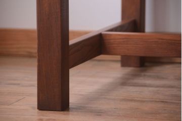 ヴィンテージ家具　ビンテージ　棚付きダイニングテーブル(作業台)