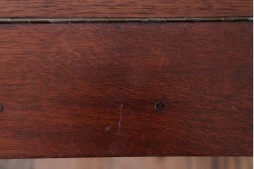 アンティーク家具　イギリスアンティーク　重厚なオーク材の2wayチェア(脚立)