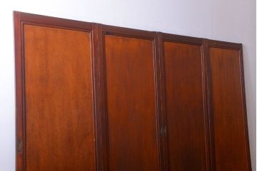 和製アンティーク　古い木製の洋風板戸4枚セット