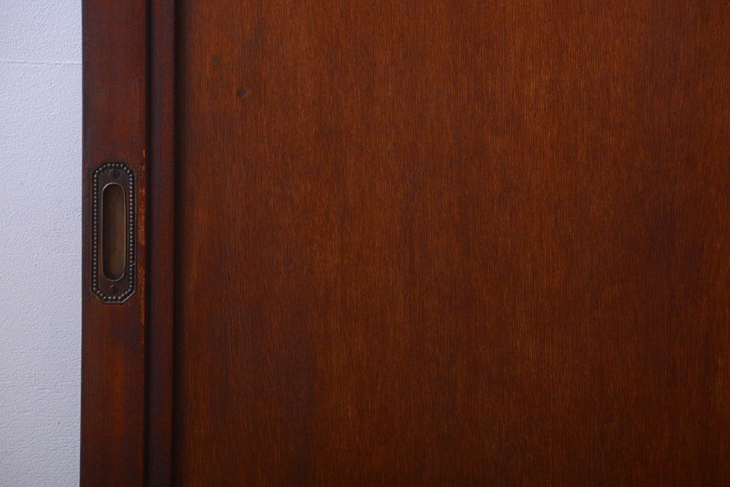 和製アンティーク　古い木製の洋風板戸4枚セット