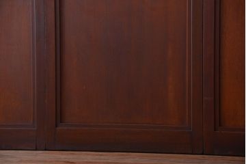 和製アンティーク　古い木製の洋風板戸4枚セット