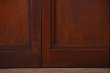 和製アンティーク　古い木製の洋風板戸4枚セット