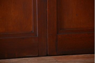 和製アンティーク　古い木製の洋風板戸4枚セット