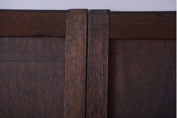 和製アンティーク　古い木製の洋風板戸4枚セット